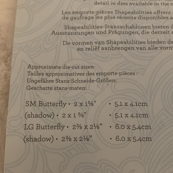 Spellbinders Shapeabilities Butterfly - Picture 3 of 4